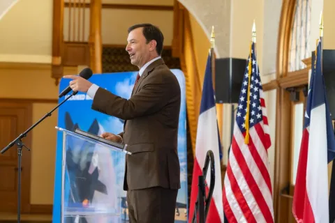 Congressman Craig Goldman Speaks at F35 event