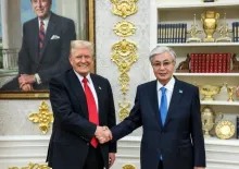 Trump meets with Tokayev 2